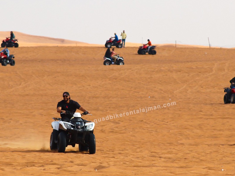 Open Single Seat Quad Bike Ride – Desert Adventure in Ajman | Single Seat 250cc to 350cc Quad Bike Rental Ajman Desert Price 30% Off